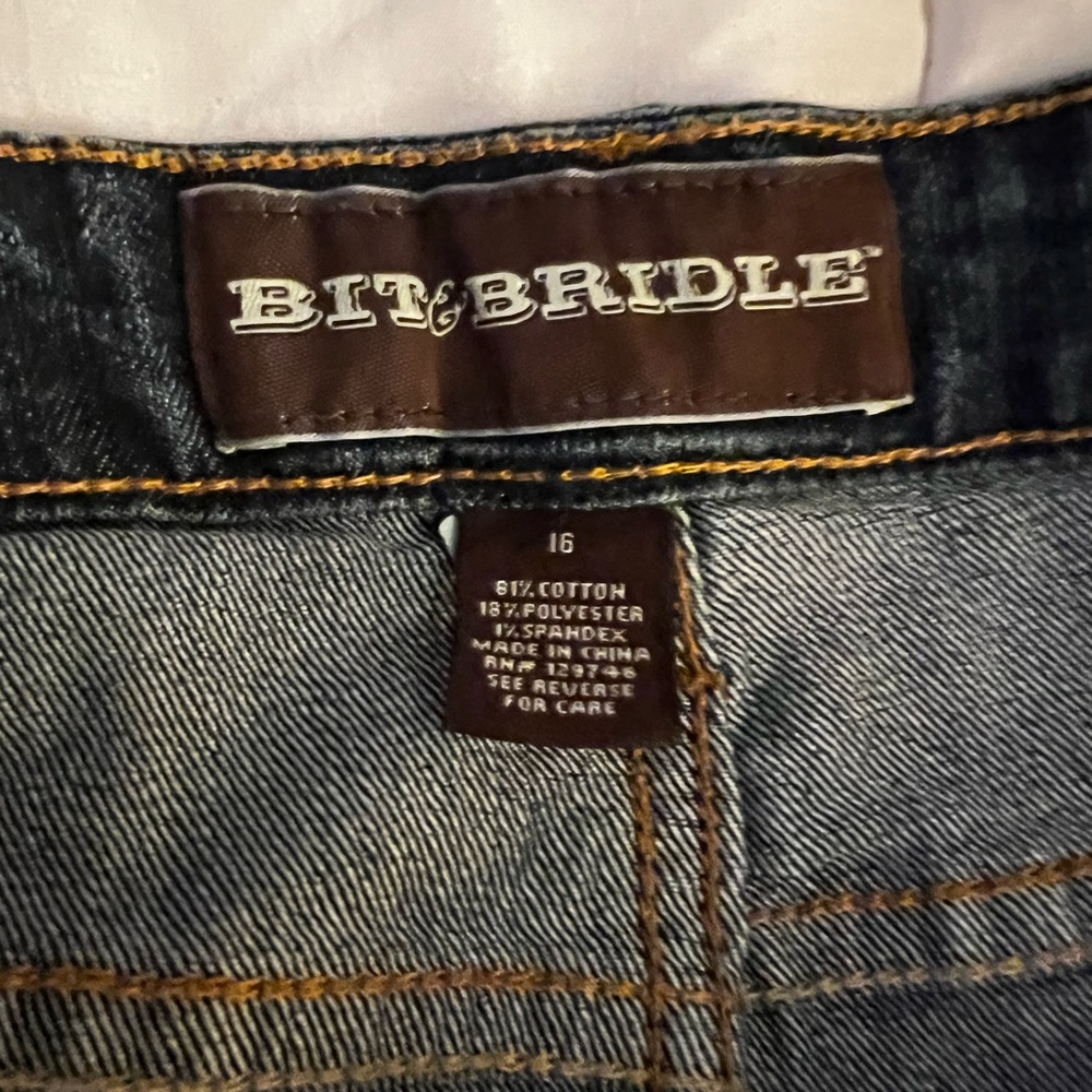 Bit & Bridle size 16 Jean skirt - Picture 3 of 3